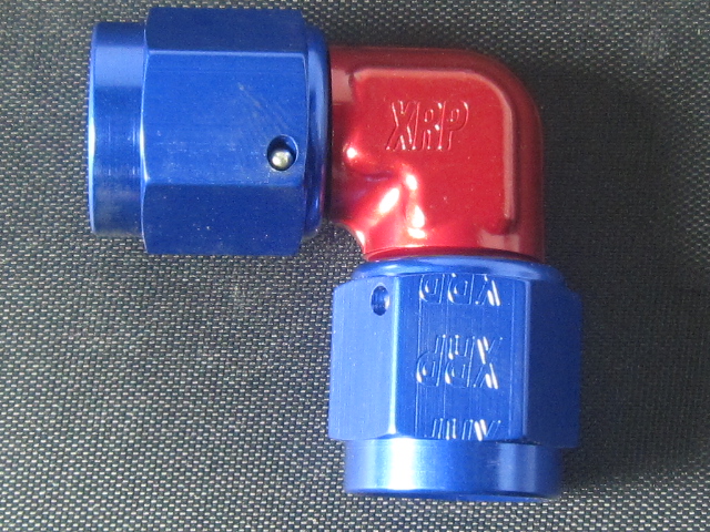 (image for) -3 Female to Female 90º Coupler - Forged - Aluminum